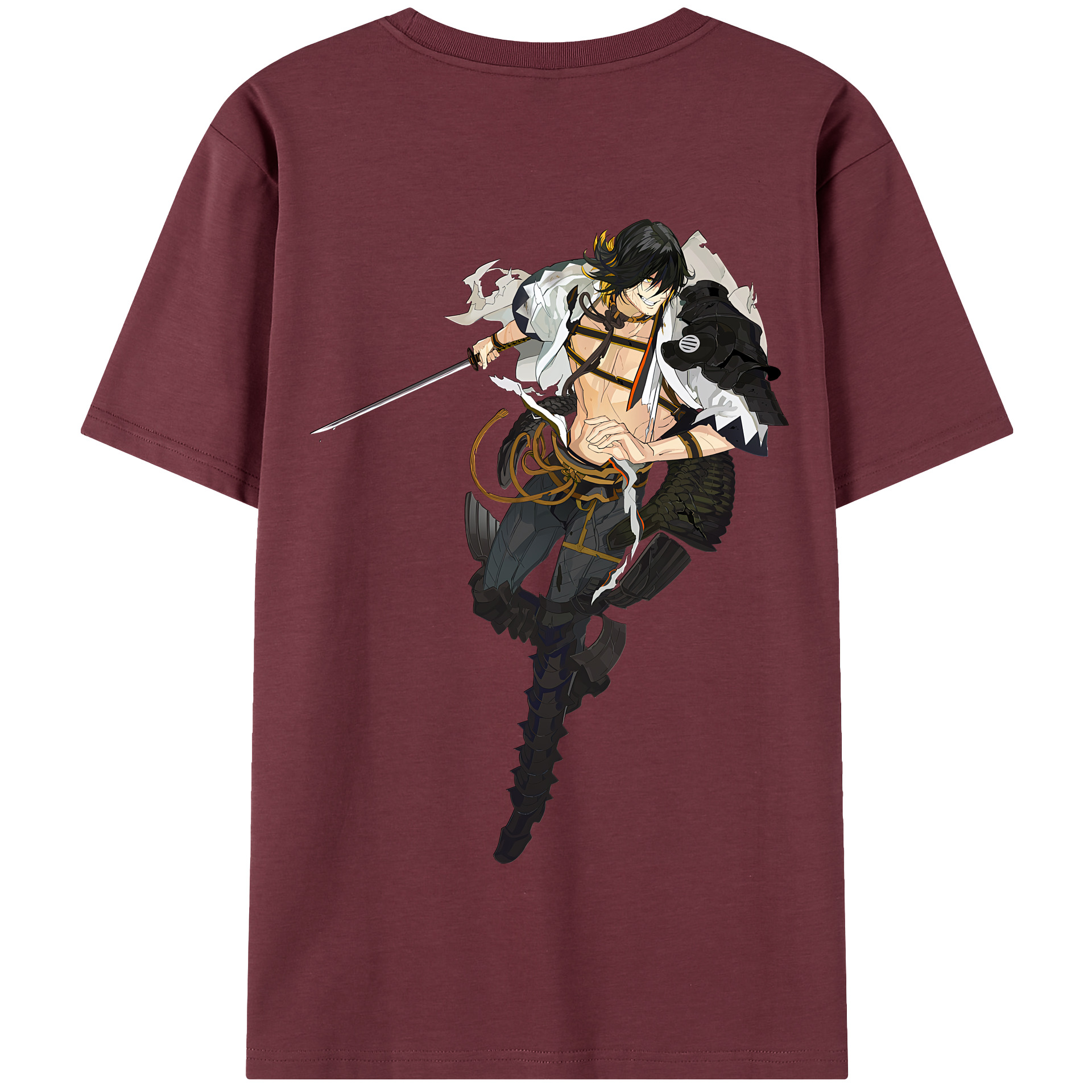 （画像用） 刀剣乱舞 Touken Ranbu 綿100％半袖Tシャツ（背面プリント）